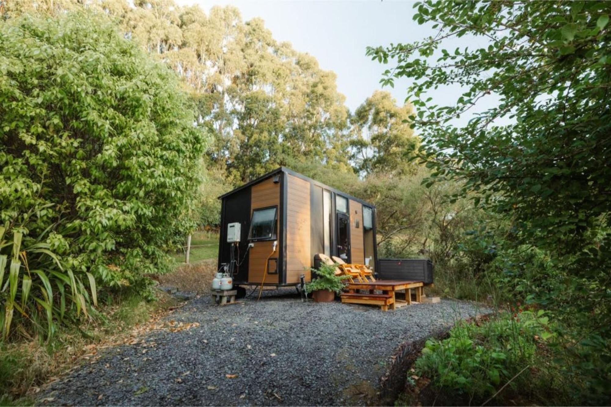Villa Tranquility Tiny House By Tiny Away Owaka Esterno foto