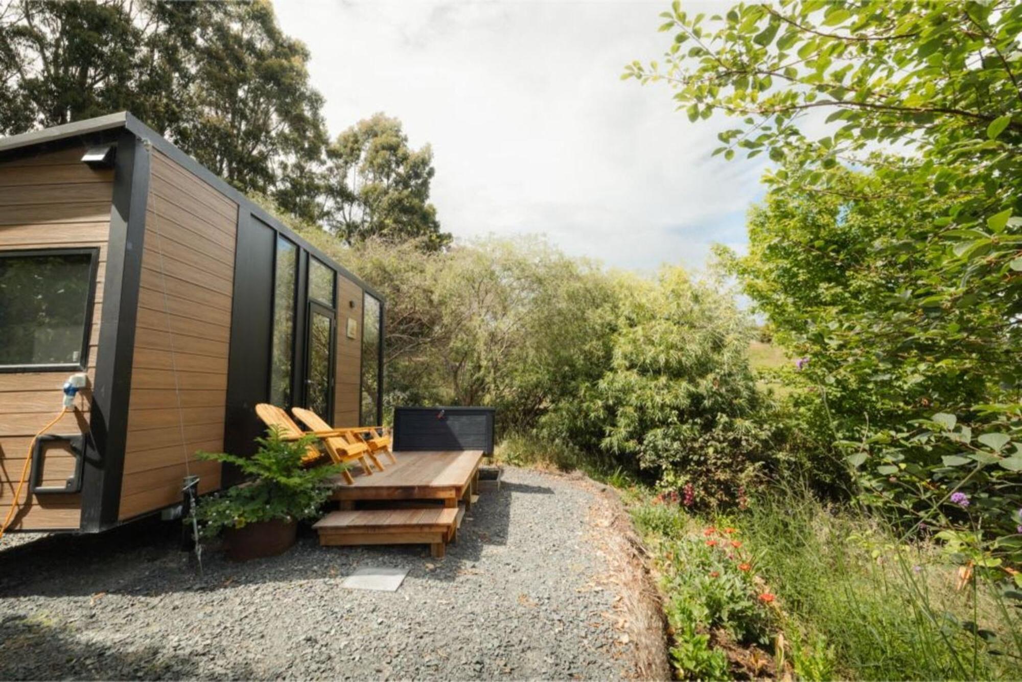 Villa Tranquility Tiny House By Tiny Away Owaka Esterno foto
